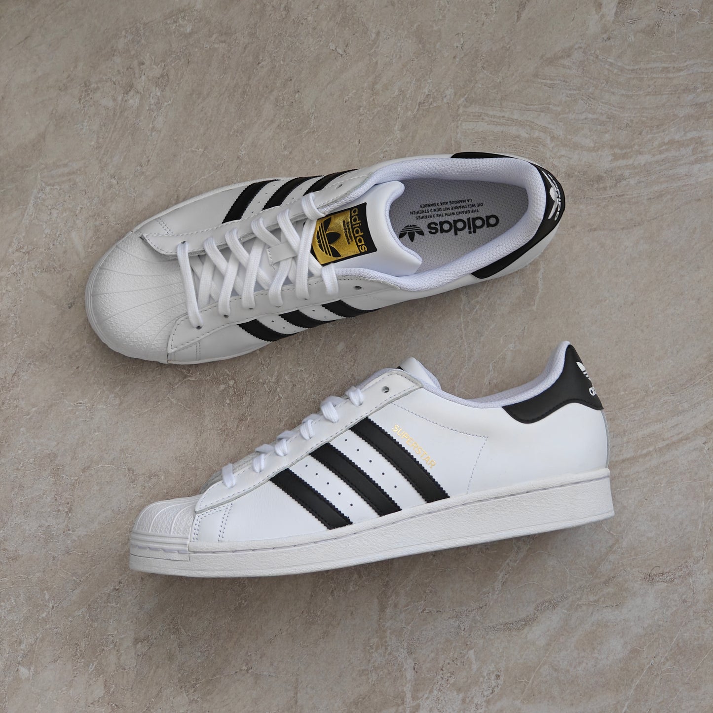Adidas Superstar White Black