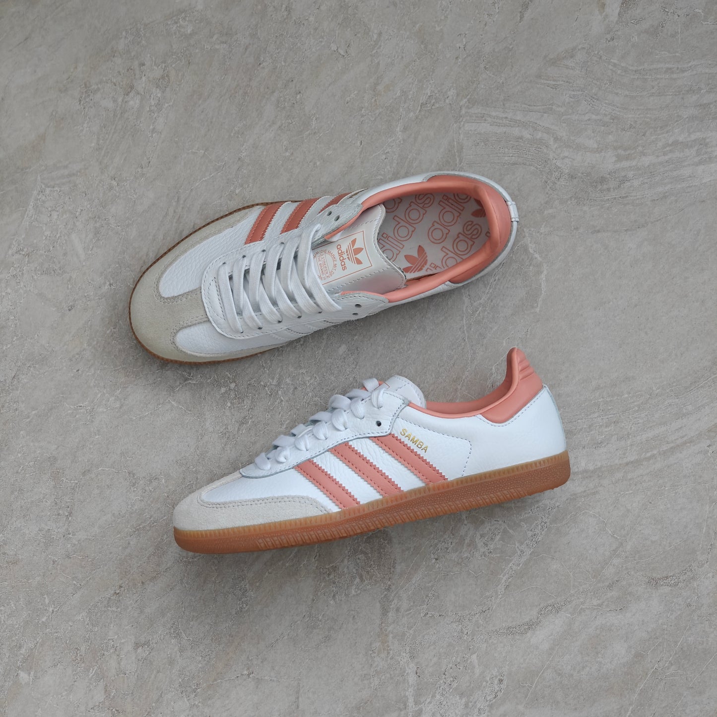 Adidas Samba OG White Wonder Clay Gum