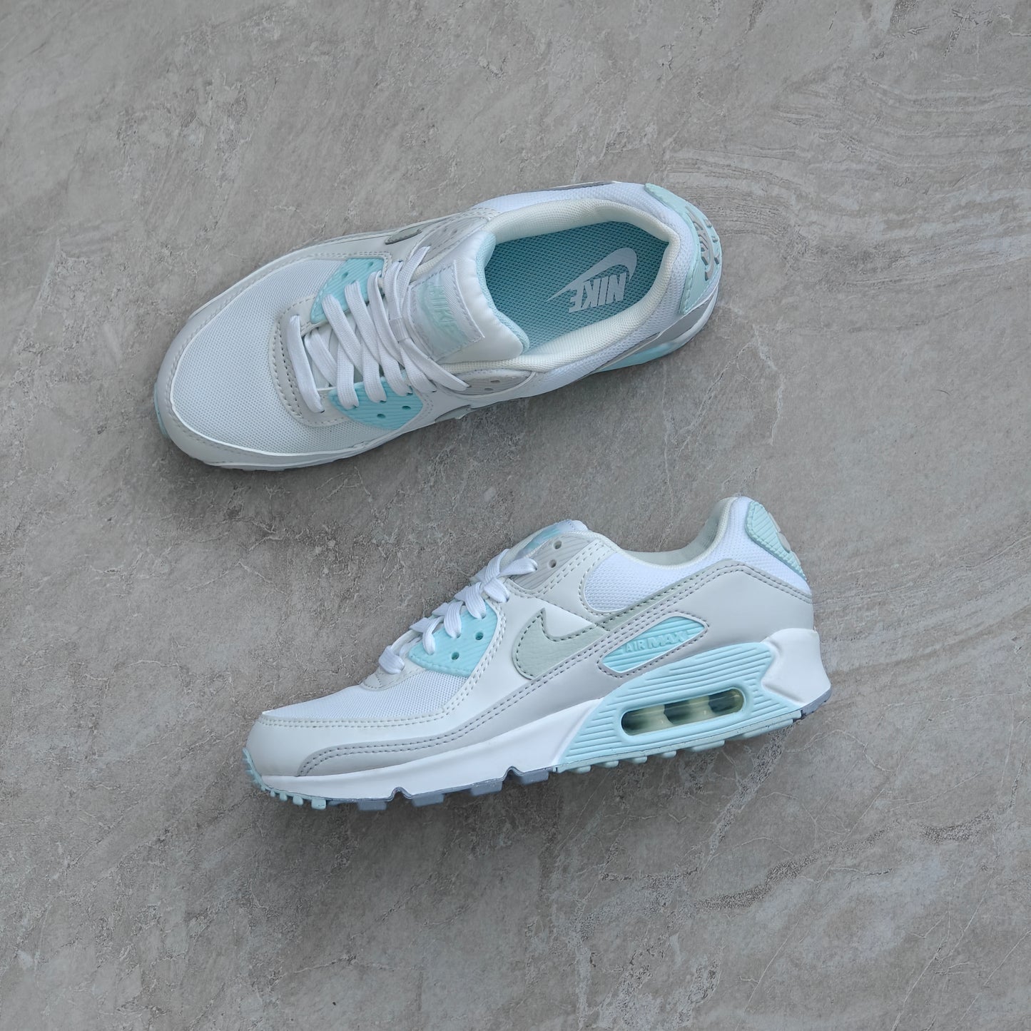 Nike Air Max 90 White Glacier Blue