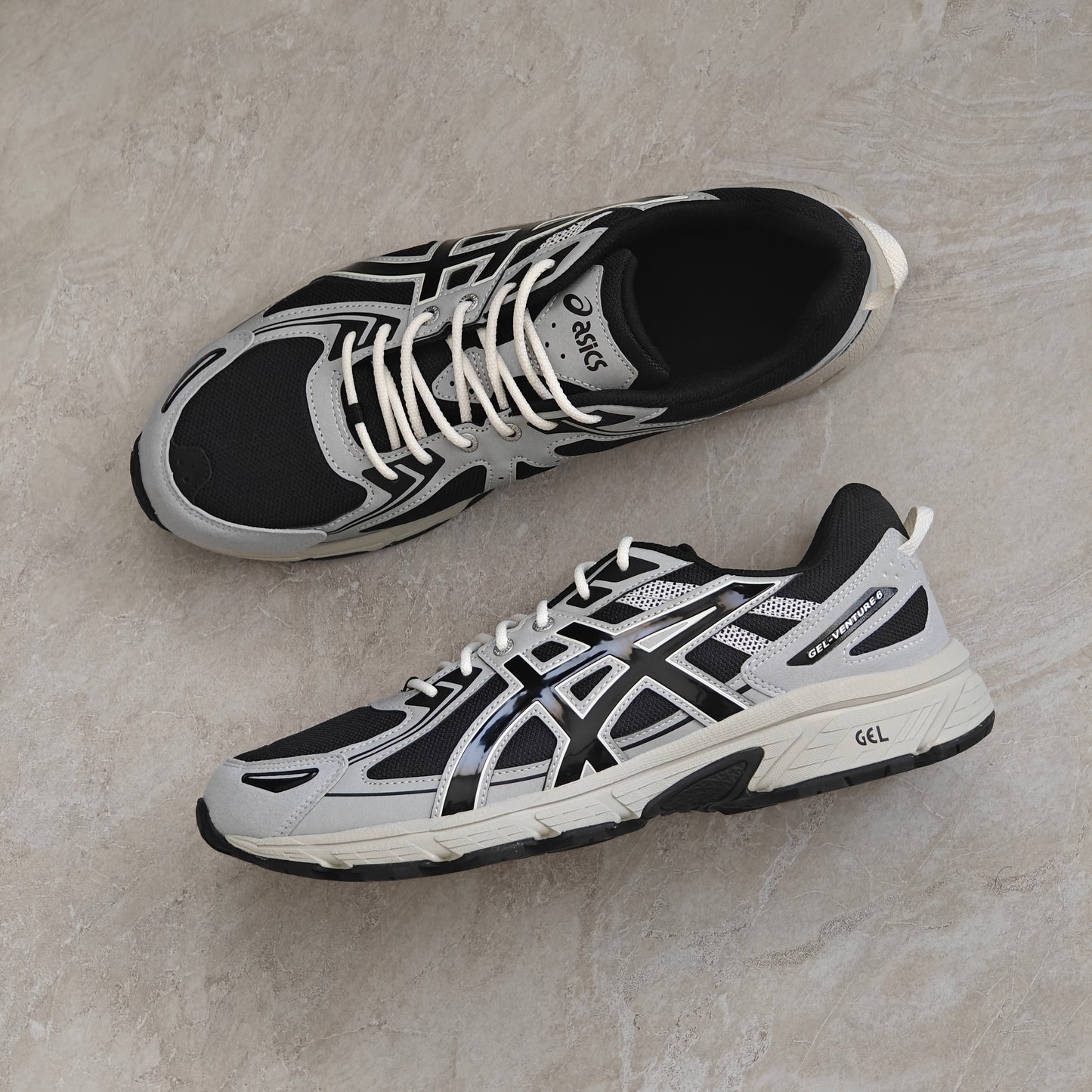 Asics Gel-Venture 6 Black Grey Cream
