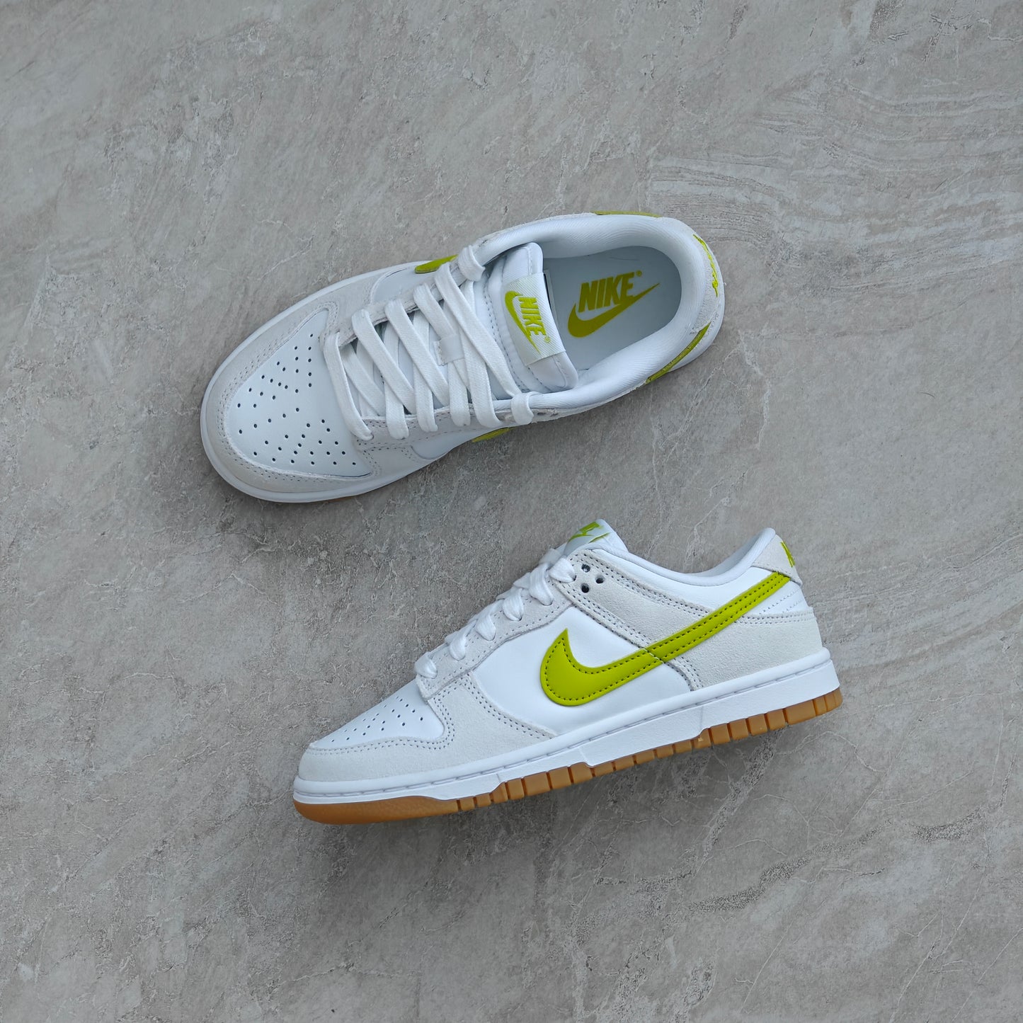 Nike Dunk Low White Bright Cactus