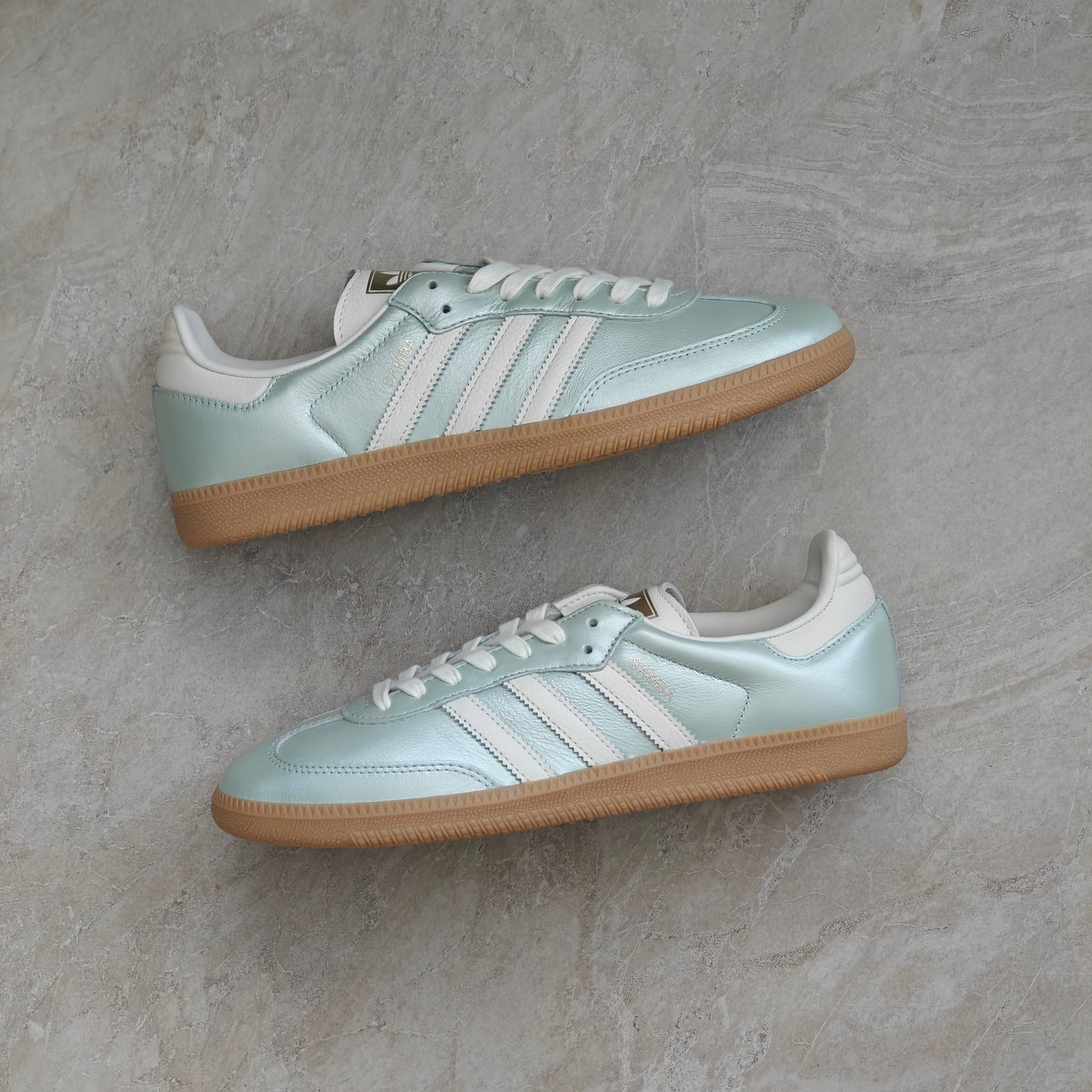 Adidas Samba OG Linen Green Metallic