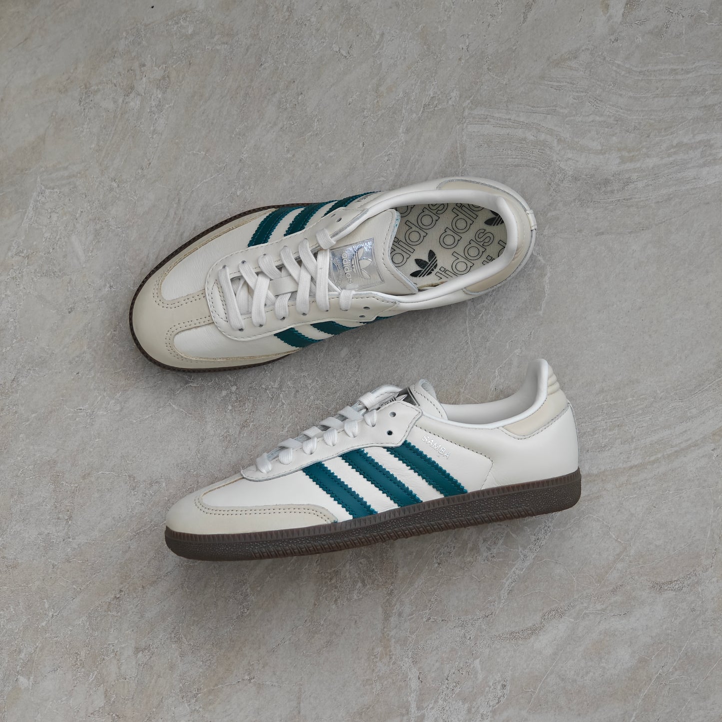 Adidas Samba OG Cloud White Legacy Teal